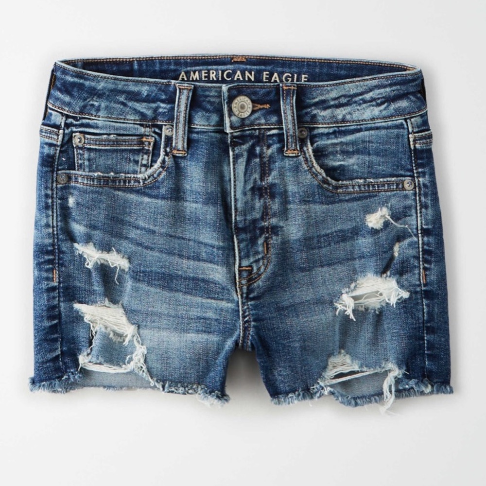 AE high-rise shortie shorts sz 4